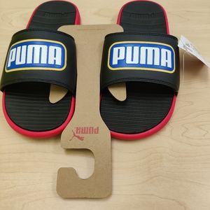 Puma 385882-01 Cool Cat Alumni Slide Sandals Mens NWT.